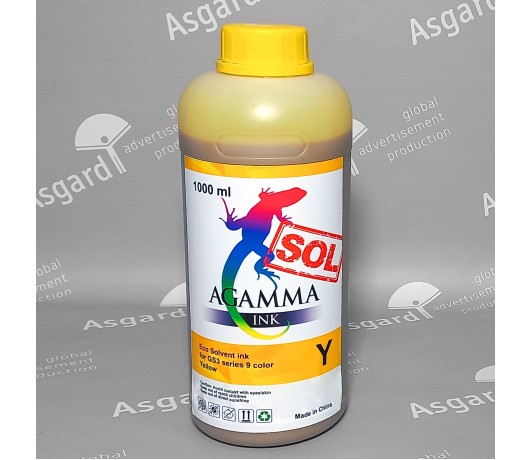 Экосольвентные чернила Agamma GS-3 Yellow